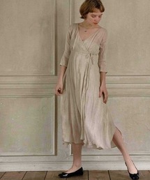 mangata | Linen gown onepiece(ワンピース)
