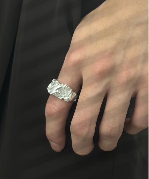 blatto(ブラット)の「【blatto 925silver】925シルバー アート デザイン ワイド リング ゴールド(k18メッキ仕様) シルバー(プラチナメッキ仕様)tbr3-6 Nn(リング・メンズ・ゴールド/シルバー・FREE)」の13枚目の写真