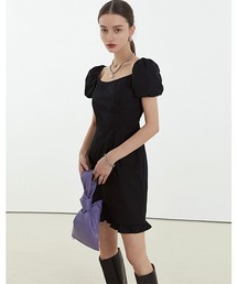 Fano Studios（ファノ ストゥディオズ）の「【Fano Studios】Square neck puff sleeve short dress FC21L021（ワンピース）」