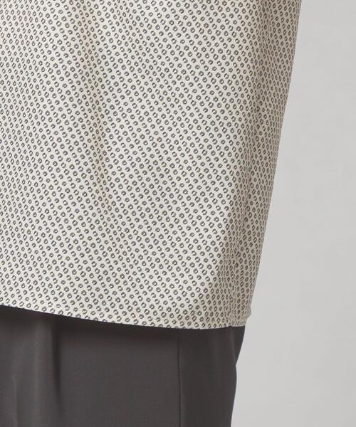 closet story（クローゼットストーリー）の「＜closet story＞キカハイショク フレンチスリーブ ブラウス（シャツ/ブラウス・レディース・ネイビー/ナチュラル・FREE）」の5枚目の写真