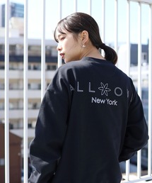 ALL ONE/オールワン BACK PRINT WIDE SWEAT バックプリントロゴ スウェット