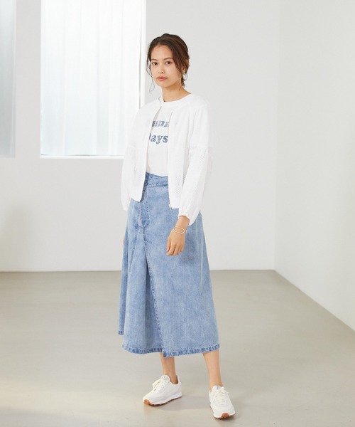 Rewde（ルゥデ）の「コットンレースノーカラーブルゾン（1R16-04061）（その他アウター・レディース・ホワイト/ブラック・M/L）」の18枚目の写真