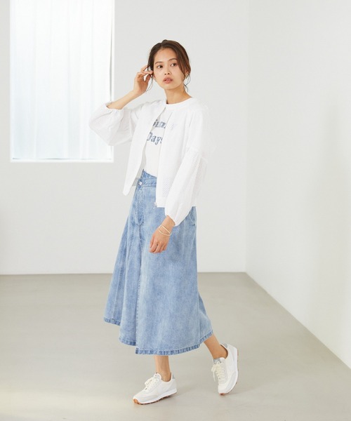 Rewde（ルゥデ）の「コットンレースノーカラーブルゾン（1R16-04061）（その他アウター・レディース・ホワイト/ブラック・M/L）」の17枚目の写真