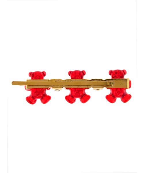 PAMEO POSE（パメオポーズ）の「Beads Bear Toy Hairpin（ピアス（両耳用）・レディース・ブラック/レッド・FREE）」の5枚目の写真