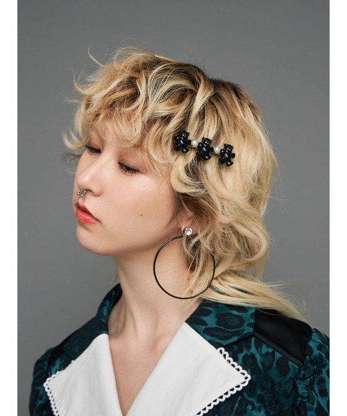 アクセサリー PAMEO POSE Beads Bear Toy Pierce PAMEO POSE（パメオポーズ）の「Beads Bear Toy Hairpin（ピアス