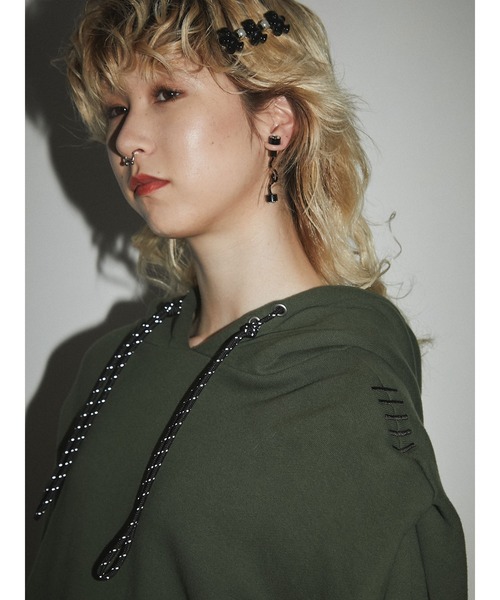 PAMEO POSE（パメオポーズ）の「Beads Bear Toy Hairpin（ピアス（両耳用）・レディース・ブラック/レッド・FREE）」の15枚目の写真