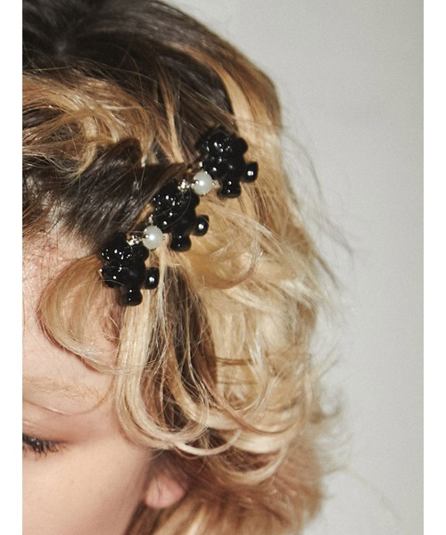 アクセサリー PAMEO POSE Beads Bear Toy Pierce PAMEO POSE（パメオポーズ）の「Beads Bear Toy Hairpin（ピアス