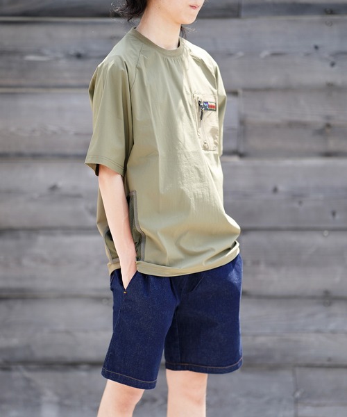 COOKMAN(クックマン)の「Cookman クックマン シェフショートパンツ ハーフパンツ イージーパンツ デニム(デニムパンツ・レディース・ネイビー・SMALL/LARGE/X-LARGE/MEDIUM)」の10枚目の写真