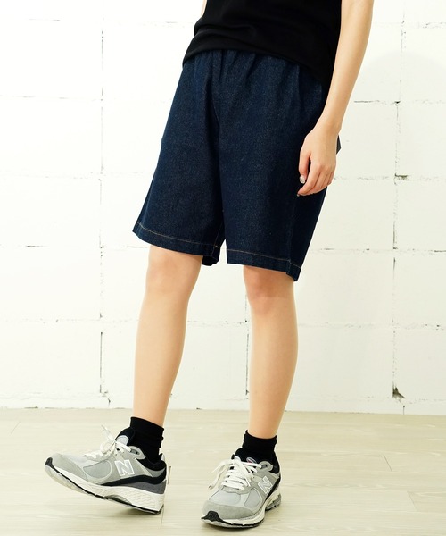 COOKMAN(クックマン)の「Cookman クックマン シェフショートパンツ ハーフパンツ イージーパンツ デニム(デニムパンツ・レディース・ネイビー・SMALL/LARGE/X-LARGE/MEDIUM)」の13枚目の写真