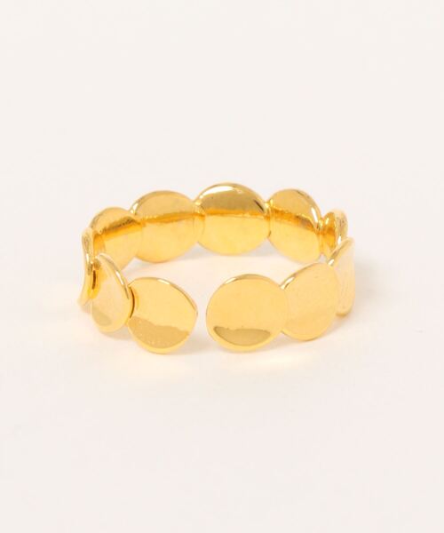 mauve BY STELLAR（モーブバイステラ）の「サークルプレートリング（リング・レディース・シルバー/ゴールド・FREE）」の3枚目の写真