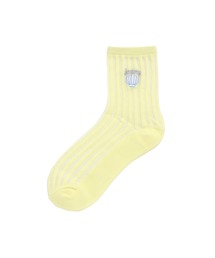 シェルシースルークルーソックス