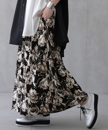 osharewalker | 『ビッグフラワーワイドパンツ』(その他パンツ)