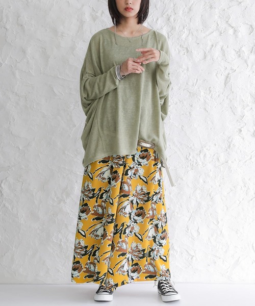 osharewalker(オシャレウォーカー)の「【廃盤】『ビッグフラワーワイドパンツ』(その他パンツ・レディース・ブラック/イエロー・FREE)」の16枚目の写真