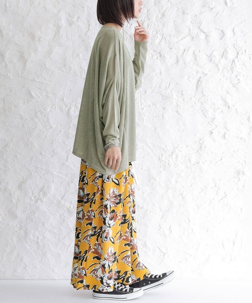 osharewalker(オシャレウォーカー)の「【廃盤】『ビッグフラワーワイドパンツ』(その他パンツ・レディース・ブラック/イエロー・FREE)」の17枚目の写真