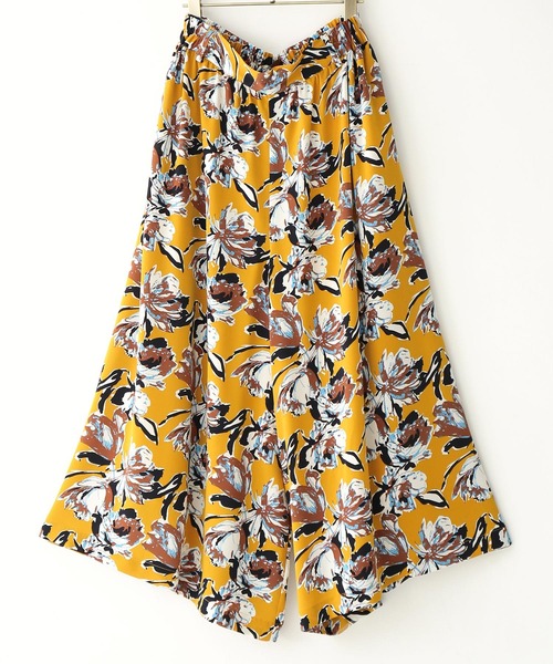 osharewalker(オシャレウォーカー)の「【廃盤】『ビッグフラワーワイドパンツ』(その他パンツ・レディース・ブラック/イエロー・FREE)」の12枚目の写真