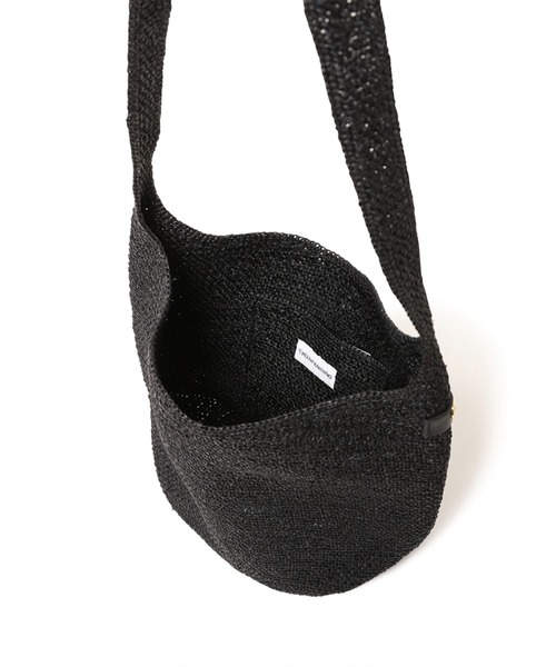 Helen Kaminski（ヘレンカミンスキー）の「HELEN KAMINSKI(ヘレンカミンスキー)Iconic Raffia Crochet Bags（ショルダーバッグ・レディース・ブラック・F）」の11枚目の写真