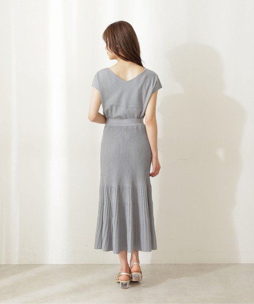 PROPORTION BODY DRESSING（プロポーションボディドレッシング）の「ベーシックニットセットアップ / 1211140511（ワンピース・レディース・ライトグリーン/パープル/ブラック・MEDIUM/SMALL）」の8枚目の写真