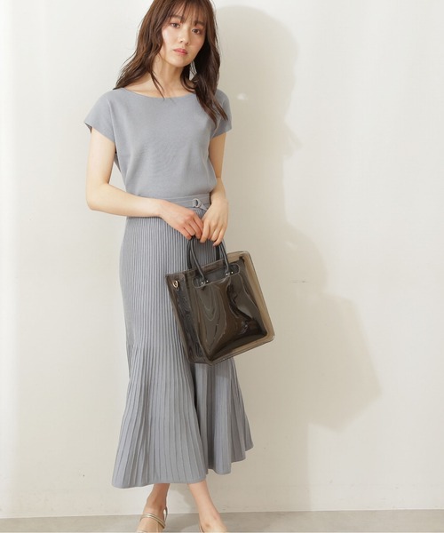 PROPORTION BODY DRESSING（プロポーションボディドレッシング）の「ベーシックニットセットアップ / 1211140511（ワンピース・レディース・ライトグリーン/パープル/ブラック・MEDIUM/SMALL）」の9枚目の写真