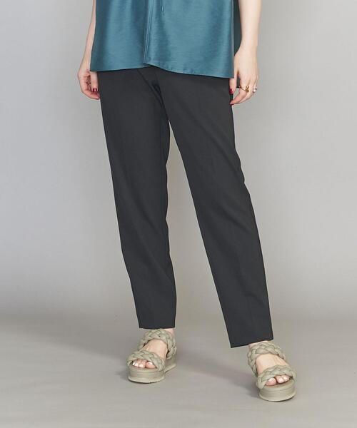 BEAUTY&YOUTH UNITED ARROWS(ビューティーアンドユースユナイテッドアローズ)の「BY ツイルハイウエストテーパードパンツ(その他パンツ・レディース・ブラック/ライム/クリーム・SMALL/MEDIUM/LARGE)」の2枚目の写真