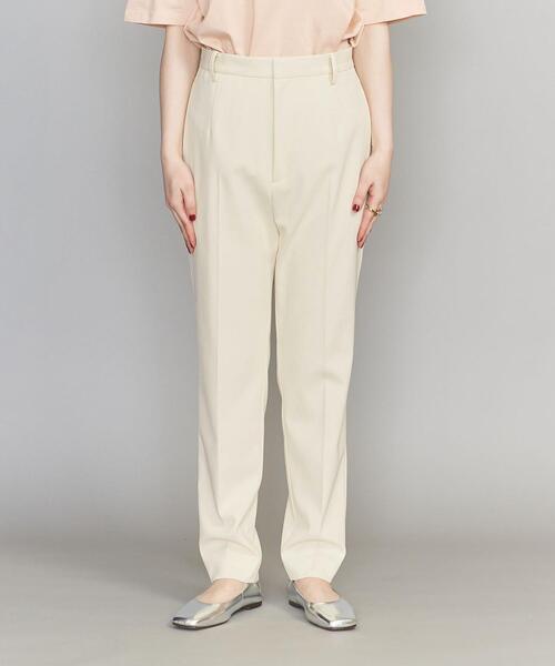 BEAUTY&YOUTH UNITED ARROWS(ビューティーアンドユースユナイテッドアローズ)の「BY ツイルハイウエストテーパードパンツ(その他パンツ・レディース・ブラック/ライム/クリーム・SMALL/MEDIUM/LARGE)」の6枚目の写真