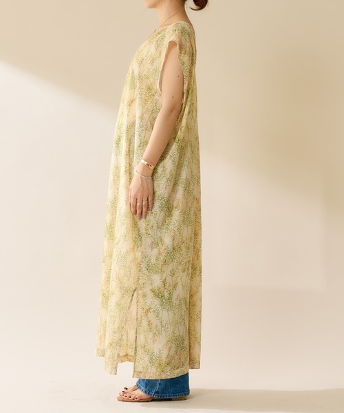 SHENERY（シーナリー）の「ボタニカルプリントドレス（ワンピース・レディース・ピンク/ベージュ・FREE）」の22枚目の写真