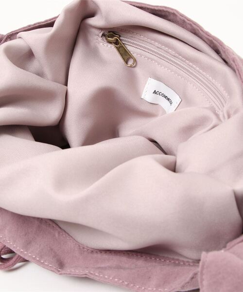 ACCOMMODE(アコモデ)の「ギャザーポケットショルダー(ショルダーバッグ・レディース・ラベンダー/ベージュ/グリーン・FREE)」の14枚目の写真