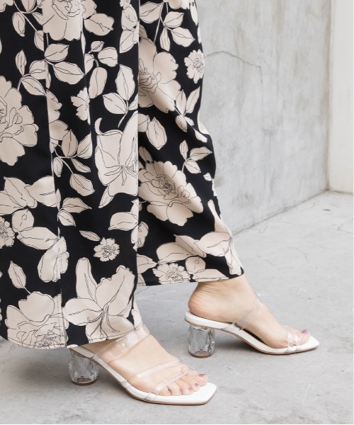 RANDA（ランダ）の「変形クリアヒールミュールサンダル（サンダル・レディース・ベージュ/グリーン/クリア・LL/S/M/L）」の13枚目の写真