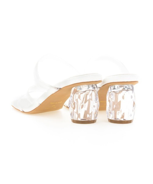 RANDA（ランダ）の「変形クリアヒールミュールサンダル（サンダル・レディース・ベージュ/グリーン/クリア・LL/S/M/L）」の18枚目の写真