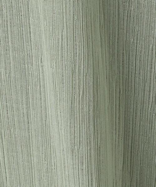 BEAUTY&YOUTH UNITED ARROWS（ビューティーアンドユースユナイテッドアローズ）の「BY シアークレープショートスリーブカットソー ◆（Tシャツ/カットソー・レディース・ブラック/オフホワイト/ライム・FREE）」の9枚目の写真