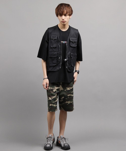 air tokyo sellection(エアートウキョウセレクション)の「T/Cフィッシングベスト(ベスト・メンズ・カーキ/チャコール・LARGE/X-LARGE)」の5枚目の写真