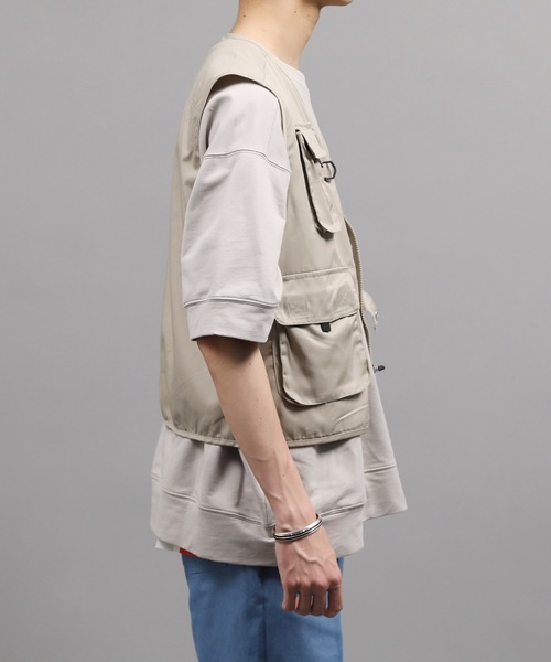 air tokyo sellection(エアートウキョウセレクション)の「T/Cフィッシングベスト(ベスト・メンズ・カーキ/チャコール・LARGE/X-LARGE)」の12枚目の写真