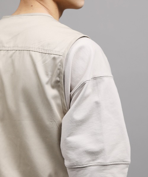 air tokyo sellection(エアートウキョウセレクション)の「T/Cフィッシングベスト(ベスト・メンズ・カーキ/チャコール・LARGE/X-LARGE)」の18枚目の写真