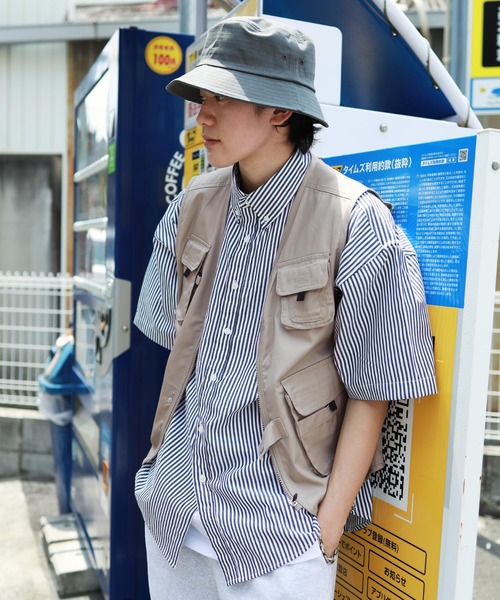 air tokyo sellection(エアートウキョウセレクション)の「T/Cフィッシングベスト(ベスト・メンズ・カーキ/チャコール・LARGE/X-LARGE)」の20枚目の写真