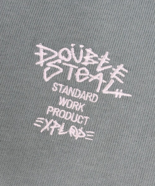 DOUBLE STEAL（ダブルスティール）の「WORLD HEAVY WEIGHT 半袖Tシャツ（Tシャツ/カットソー・メンズ・グレー/グリーン・MEDIUM/LARGE/X-LARGE）」の12枚目の写真