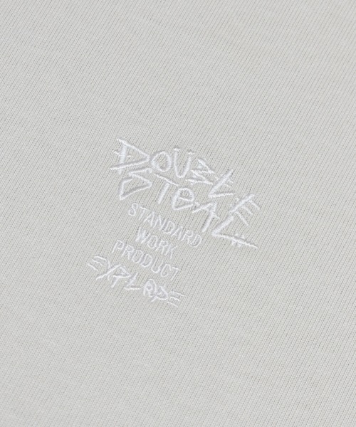 DOUBLE STEAL（ダブルスティール）の「WORLD HEAVY WEIGHT 半袖Tシャツ（Tシャツ/カットソー・メンズ・グレー/グリーン・MEDIUM/LARGE/X-LARGE）」の13枚目の写真