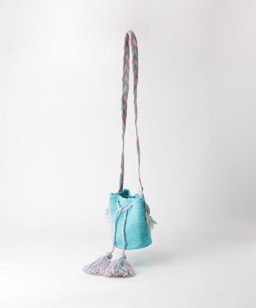 Lepidos（レピドス）の「＜JARDIN DEL CIELO＞ソリッドミニモチラバッグ（ショルダーバッグ・レディース・ライトブルー/モカ・FREE）」の3枚目の写真