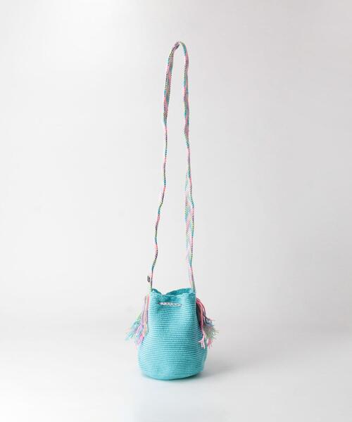 Lepidos（レピドス）の「＜JARDIN DEL CIELO＞ソリッドミニモチラバッグ（ショルダーバッグ・レディース・ライトブルー/モカ・FREE）」の4枚目の写真