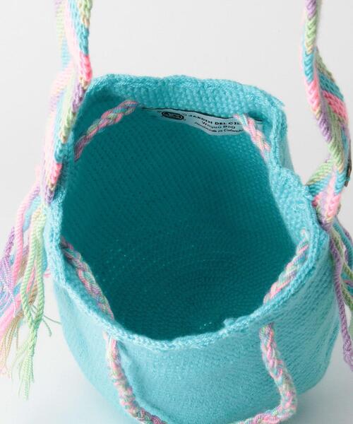 Lepidos（レピドス）の「＜JARDIN DEL CIELO＞ソリッドミニモチラバッグ（ショルダーバッグ・レディース・ライトブルー/モカ・FREE）」の5枚目の写真