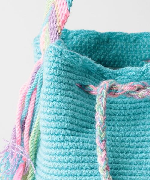 Lepidos（レピドス）の「＜JARDIN DEL CIELO＞ソリッドミニモチラバッグ（ショルダーバッグ・レディース・ライトブルー/モカ・FREE）」の9枚目の写真