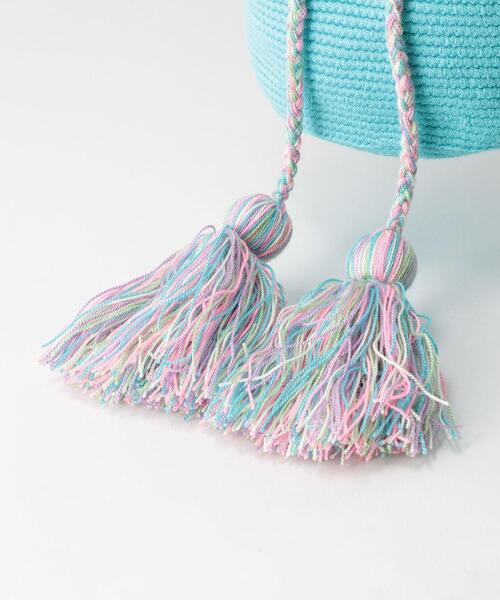 Lepidos（レピドス）の「＜JARDIN DEL CIELO＞ソリッドミニモチラバッグ（ショルダーバッグ・レディース・ライトブルー/モカ・FREE）」の11枚目の写真