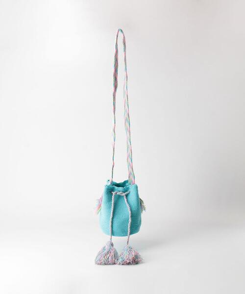 Lepidos（レピドス）の「＜JARDIN DEL CIELO＞ソリッドミニモチラバッグ（ショルダーバッグ・レディース・ライトブルー/モカ・FREE）」の18枚目の写真