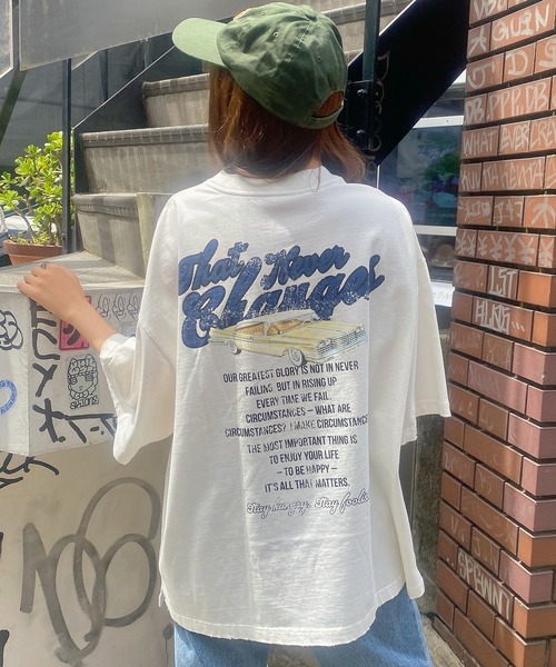 セール Wego ヘビーウエイト ボロプリントビッグシルエットtシャツ Tシャツ カットソー Wego ウィゴー のファッション通販 Zozotown