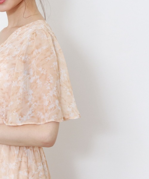 archives（アルシーヴ）の「花柄ティアードワンピース（ワンピース・レディース・オレンジ/グリーン/シルバーグレー・MEDIUM）」の11枚目の写真