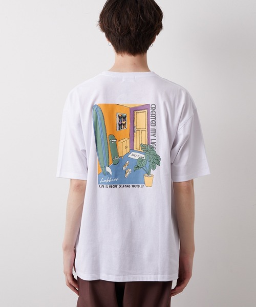 JUNRED（ジュンレッド）の「ライフスタイルグラフィックTシャツ（Tシャツ/カットソー・メンズ・ホワイト/ライトグリーン/ブルー系その他4・M/L/LL）」の14枚目の写真