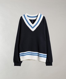 DOOPZ | V-neck Tilden Sweat - Vネックチルデンスウエット(スウェット)