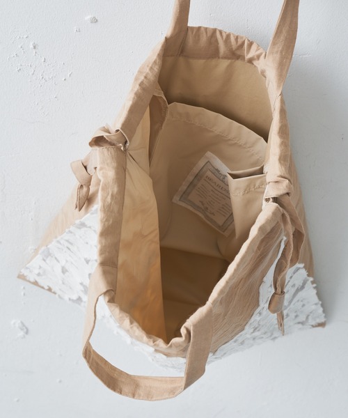 BEARDSLEY（ビアズリー）の「ジャガード巾着（トートバッグ・レディース・グレー/モカ・FREE）」の9枚目の写真