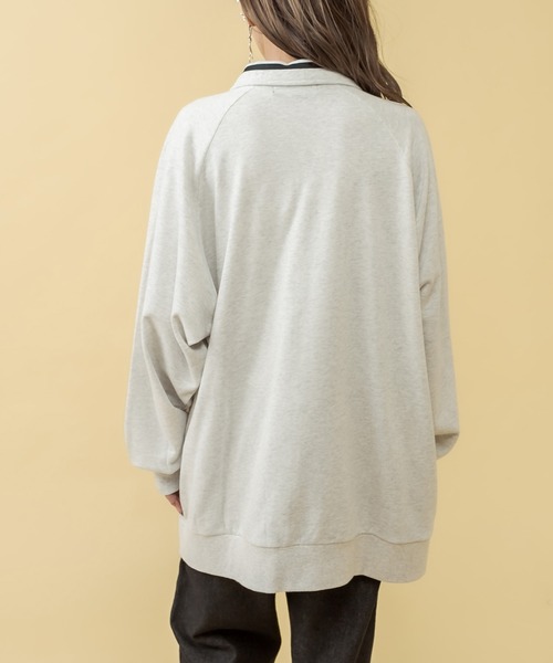 RASVOA（ラスボア）の「１９９４ハーフＺＩＰトレーナー（スウェット・レディース・グレー/ブラック・FREE）」の16枚目の写真