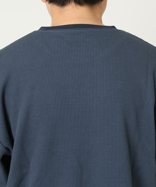 JOURNAL STANDARD relume(ジャーナルスタンダード レリューム)の「レイヤードワッフルロングスリーブTシャツ(Tシャツ/カットソー・メンズ・ホワイト/ブラック/ネイビー/グレー/グレー系その他・S/M/L)」の19枚目の写真