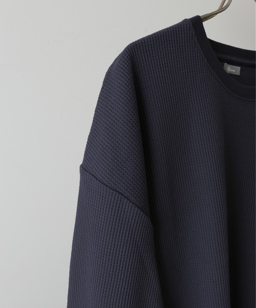 JOURNAL STANDARD relume(ジャーナルスタンダード レリューム)の「レイヤードワッフルロングスリーブTシャツ(Tシャツ/カットソー・メンズ・ホワイト/ブラック/ネイビー/グレー/グレー系その他・S/M/L)」の13枚目の写真