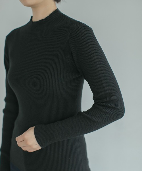 PAGEBOY（ページボーイ）の「リブタートルニット（ニット/セーター・レディース・ブラック/オフホワイト/ブラウン系その他/グリーン系その他/アクア/オレンジ・FREE）」の20枚目の写真